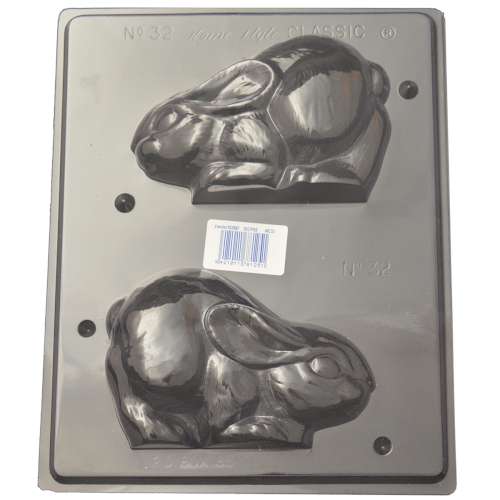 Stocky Rabbit Chocolate Mould - Click Image to Close
